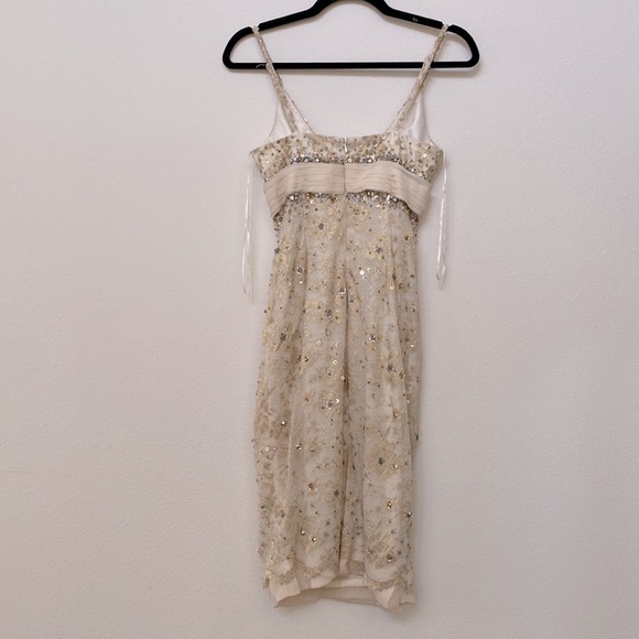 Mid length Formal Champagne Dress - Picture 2 of 5